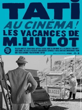 affiche du film Les vacances de Monsieur Hulot
