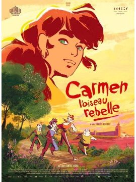 affiche du film Carmen, l'oiseau rebelle